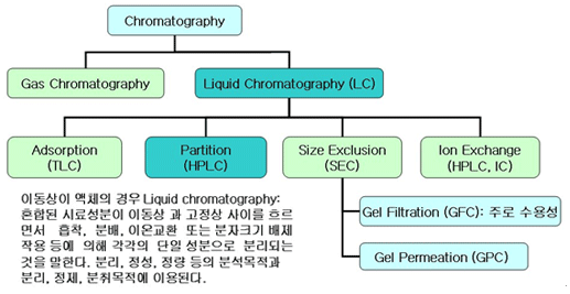 크로마토그래피 분류